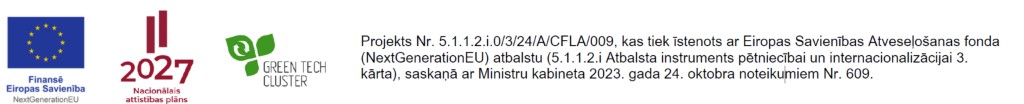 ES finansējums un Green Tech Cluster